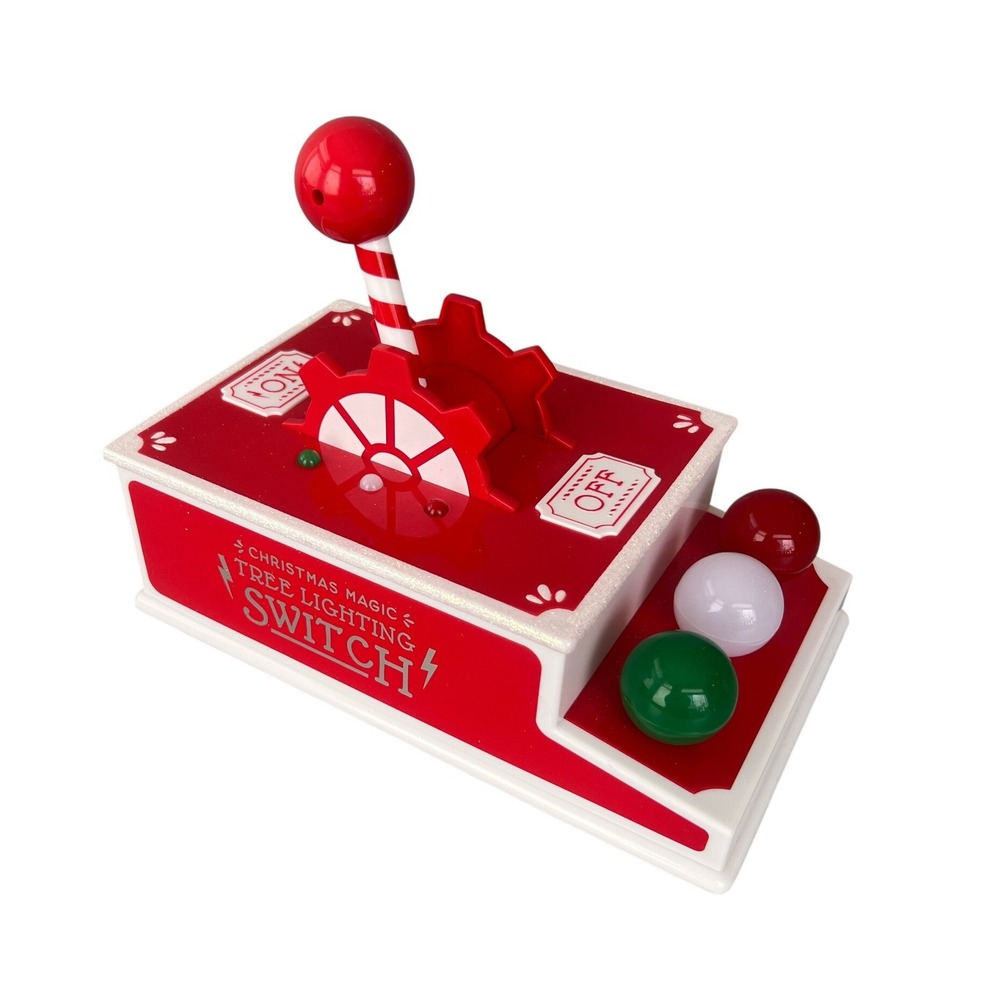 Mr. Christmas Magic Tree Lighting Switch Red White Decorative Lever 62231